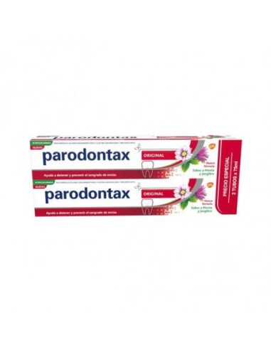 Parodontax Pasta de Dientes Herbal Original para Cuidado de Encías, 2x75 ml