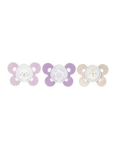 Chicco pack 2 chupetes silicona physio comfort niña 6-16 meses