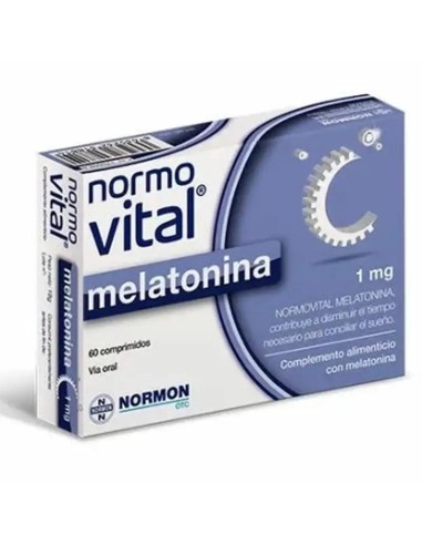 Normovital Melatonina 1 mg, 60 Comprimidos