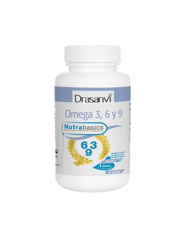 Drasanvi Omega 3-6-9 1000Mg Bote Nutrabasicos, 24 perlas