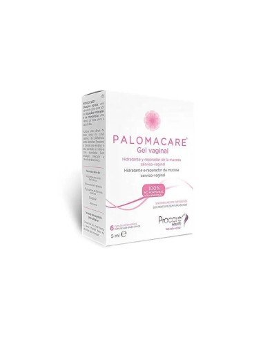 Palomacare Gel Vaginal 6 Cánulas Monodosis 5 ml