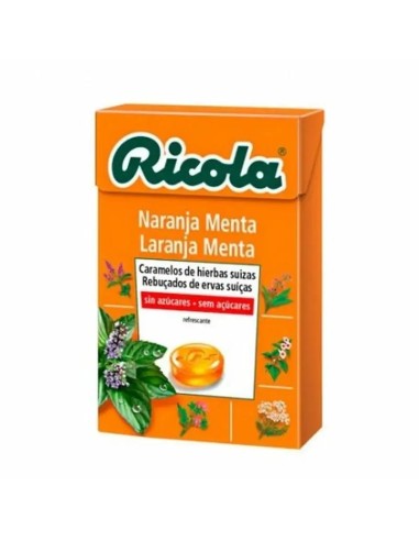 Ricola Caramelos Sin Azucar Naranja 50 G