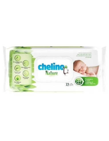 Chelino Nature  Pañal Toallitas Infantiles, 72 unidades