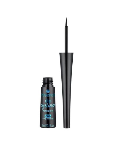 Essence Dip Eyeliner Resistente Al Agua 24H De Larga Duración 01, 3 ml