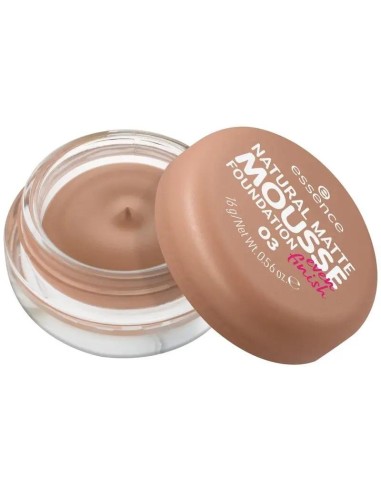 Essence Maquillaje En Mousse Natural Matte Mousse Foundation 03, 16 gr