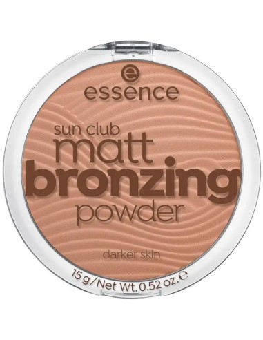 Essence Sun Club Polvo Bronceador Mate 02, 15 gr