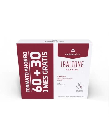 Iraltone Pack Aga Plus Formato Ahorro, 90 cápsulas