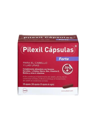 Pilexil Cápsulas Forte 100+20