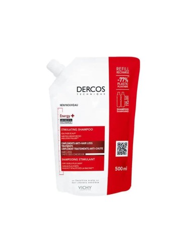 Vichy Dercos Champú Ecorefill Energy+ 500Ml