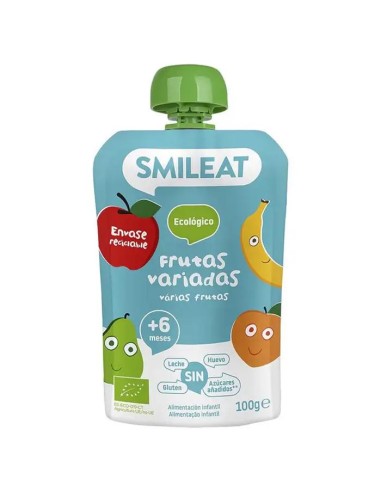 Smileat Pouch Frutas Variadas, 100 gr