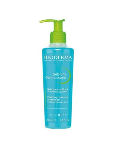 BIODERMA  Sebium Gel Moussant Purificante Dispensador 200 ml