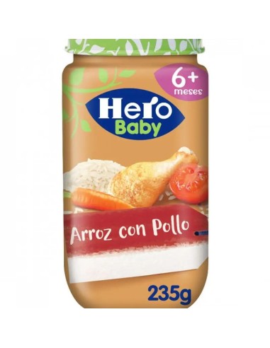 Hero Baby Tarrito Arroz Con Pollo, 235g