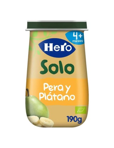 Hero Baby Tarrito Eco Hero Solo Pera Y Plátano 190G