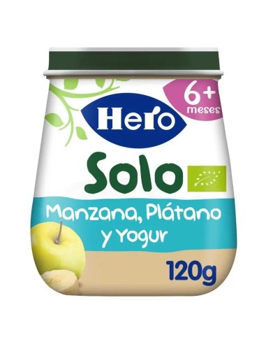 Hero Baby Tarrito Eco Hero Soloyogur, Manzana Y Plátano 120Gr