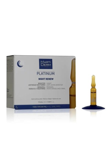 Martiderm Platinum Night Renew 10 Ampollas x 2 ml