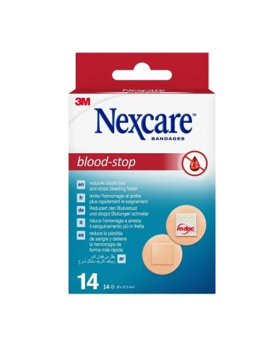 3M Nexcare Blood-Stop Aposito Coagulante 14 unidades