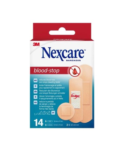 3M Nexcare Blood-Stop Aposito Coagulante Surtido 14 unidades