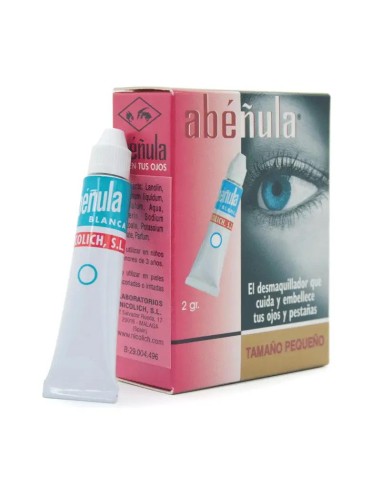 Abéñula Maquillaje Para Ojos Pequeño Color Blanco, 2 gr