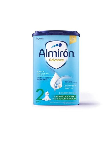 Almirón Advance 2, Leche de Continuación en Polvo para Bebé, a partir de 6 Meses, 800g