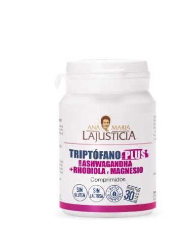 Ana Maria Lajusticia Triptofano Plus Con Ashwagandha+Rhodiola+Mg 60Comp