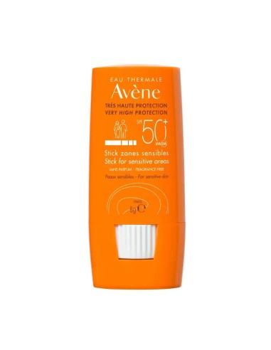 Avene Stick Solar SPF 50+ Zonas Sensibles 8 gr