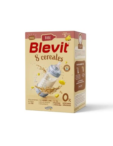 Blevit Alimentación Infantil Bibe 8 Cereales, 500 grs