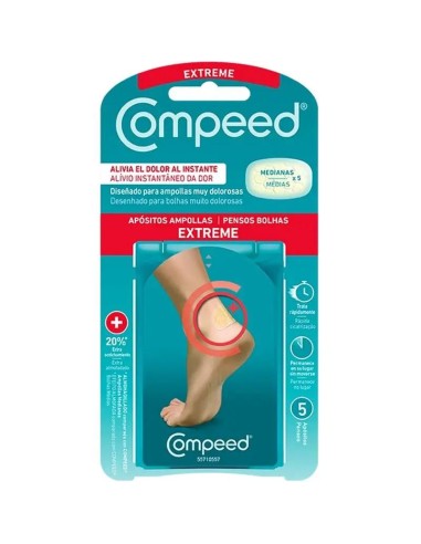 Compeed Ampollas Extreme 5 unidades