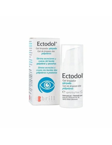 Ectodol® Gel Limpiador Párpados, 15 ml