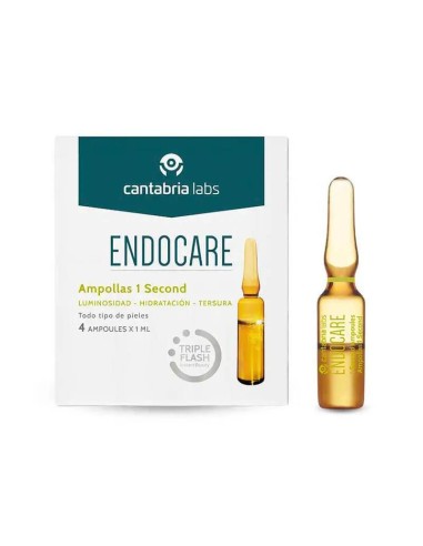 ENDOCARE Essential 4 Ampollas 1 Second Flash x 1 ml