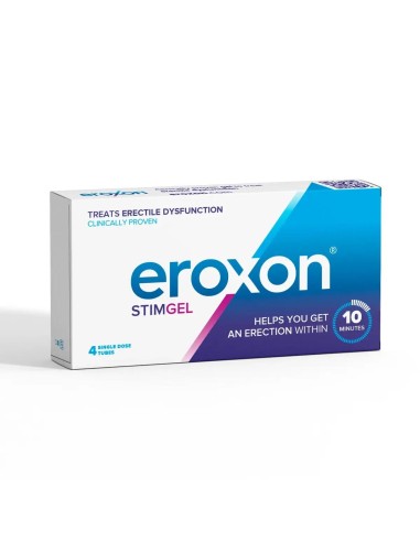 Eroxon Stimgel Gel Para Disfunción Eréctil, 4 tubos monodosis