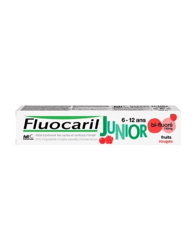 Fluocaril Junior Gel Frutos Rojos 75 ml