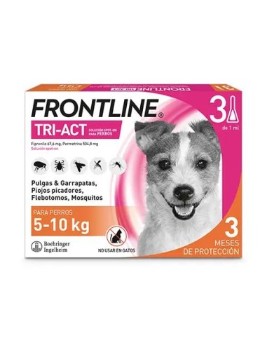 Frontline Tri-Act 5-10Kg 3Pip S