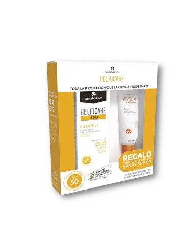 Heliocare 360ºpack Gel Oil Free 50Ml + Regalo Spray 75Ml Spf50+