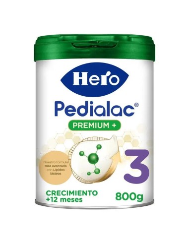 Hero Baby Pedialac Leche 3 Bote 800 gr