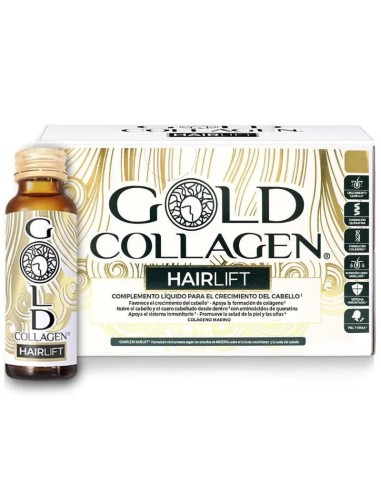 Minerva Gold Collagen Hairlift 10 Unidades