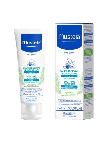 Mustela Bálsamo Pectoral Reconfortante, 40 ml