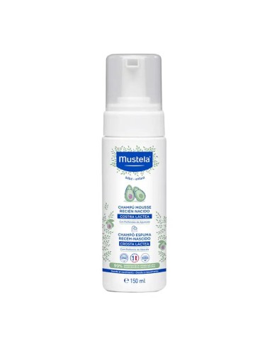 Mustela Champú Mousse Recién Nacido, 150 ml