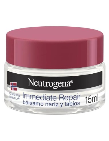 Neutrogena, Bálsamo Nariz Y Labios, Fórmula Noruega, Crema Que Hidrata Y Repara, Rápida Absorbción, 15 Ml