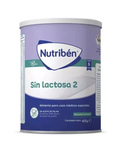 Nutriben Leche Sin Lactosa 2 400 gr