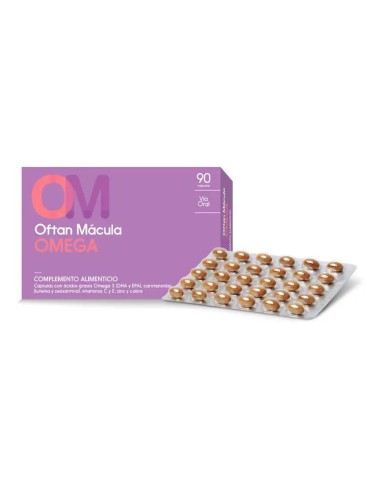 Oftan Mácula Omega Complemento Alimenticio, 90 Cápsulas