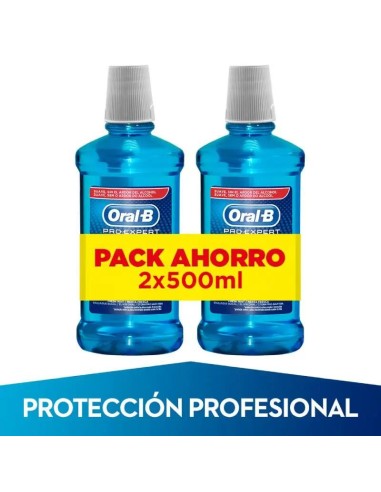 Oral-B Enjuague Bucal Pro-Expert Protección Profesional 2X500 ml