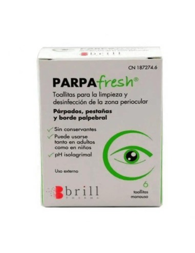 Parpafresh 6 Toallitas Oculares