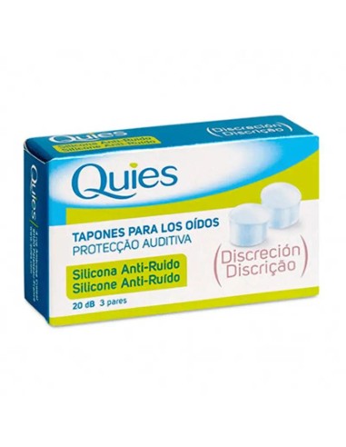 Quies Tapon Silicona Anti-Ruido 6 Tapones