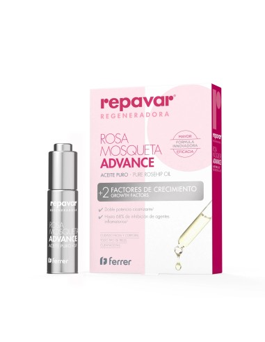 Repavar Regeneradora Aceite Puro Rosa Mosqueta Advance 15 ml