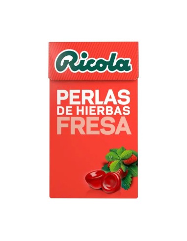 Ricola Perlas Sin Azucar Fresa 25 G