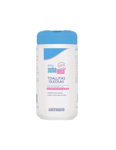 SEBAMED Baby Toallitas Oleosas 70 Unidades