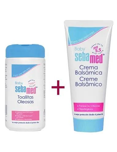 SEBAMED Pack Crema Balsámica 200 ml + Toallitas Oleosas 72 uds