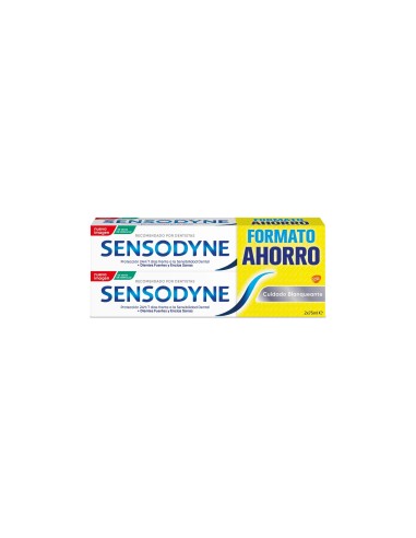 Sensodyne Pasta de dientes Blanqueante Para Dientes Sensibles, 2x75 ml