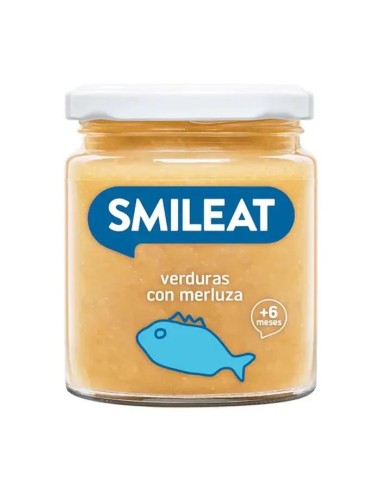 Smileat Tarrito Merluza con Verduras, 230 gr