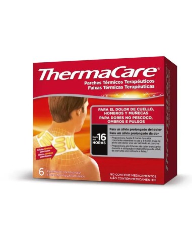 Thermacare Cuello, Hombro Y Muñeca Parche Térmico, 6 uds